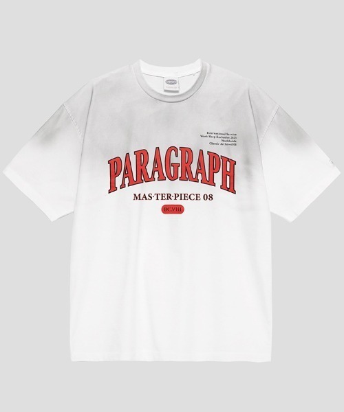 tシャツ A'GEM/9 × .kom 「Paragraph/パラグラフ」MASTERPIECE T SHIRT/マスターピース Tシャツ レディース