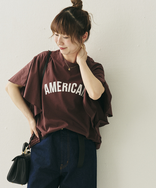 【オープニングセール】 AMERICANA tシャツ 「AMERICANA×MICA＆DEAL/ アメリカーナ トップス