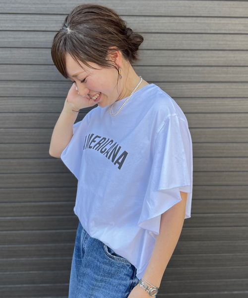 専用です　アメリカーナ　フリルT AMERICANA tシャツ 「AMERICANA×MICA＆DEAL/ アメリカーナ