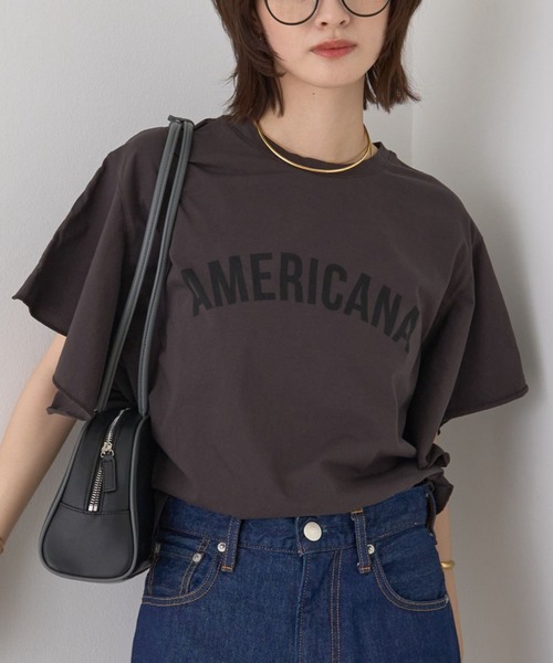専用です　アメリカーナ　フリルT MICA & DEAL Americana フリルTシャツ 日本製 - メルカリ