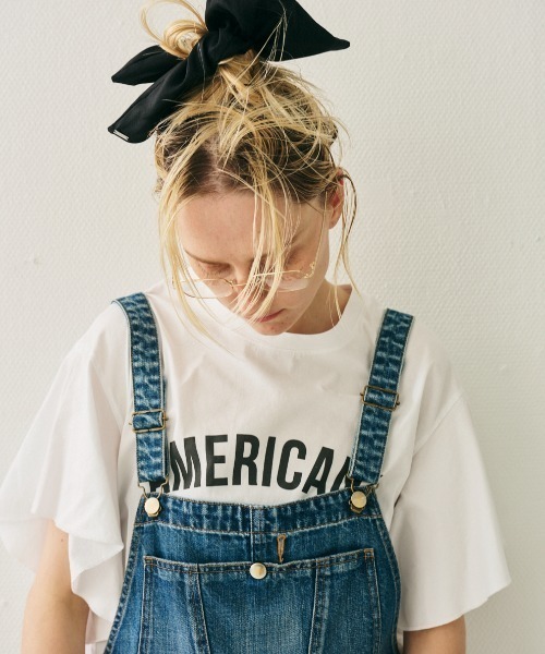 専用です　アメリカーナ　フリルT MICA & DEAL Americana フリルTシャツ 日本製 - メルカリ