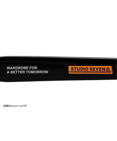 【美品】STUDIO SEVEN × zoff スクエアサングラス Zoff サングラス Zoff｜STUDIO SEVEN｜ウェリントン型