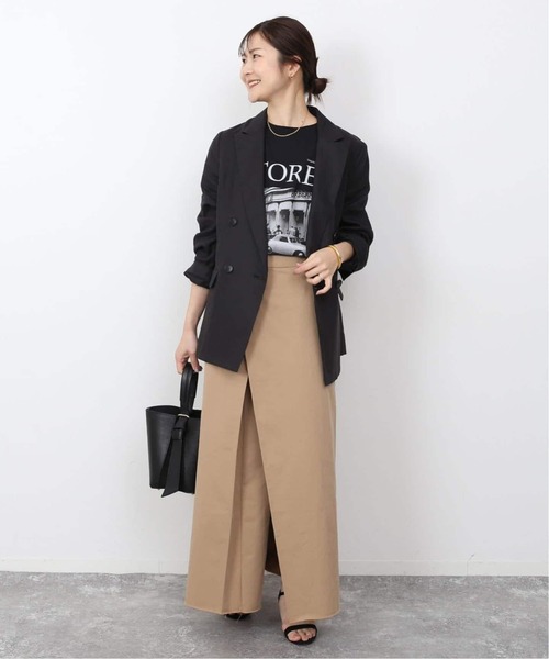 週末値下げSLOBE IENA LIFEフォトルーズTEE 黒 早めに欲しい方！ WEB限定/追加2》LIFEフォトルーズTEE（Tシャツ／カットソー