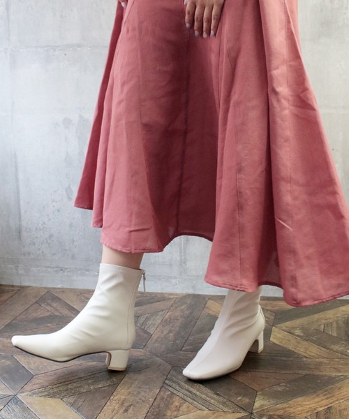 「sesenta」 ショートブーツ LL ライトブラウン レディース_画像3