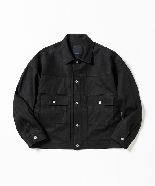 meanswhile（ミーンズワイル） デニムジャケット gジャン Raw Denim