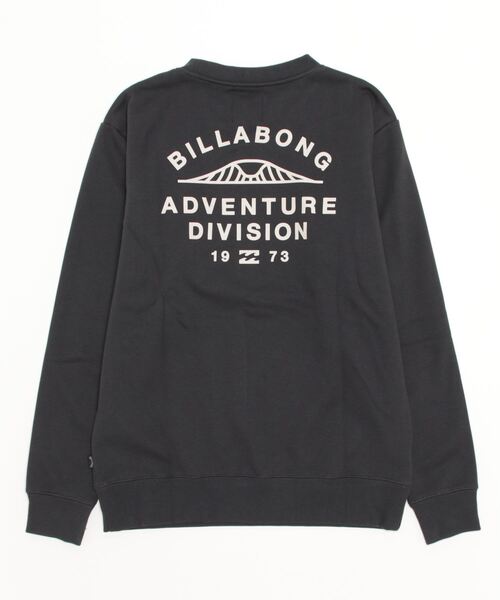 「BILLABONG」 スウェットカットソー M ブラック メンズ