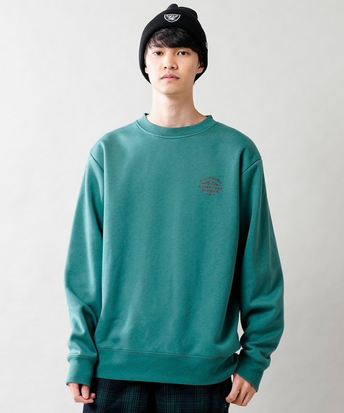 「BILLABONG」 スウェットカットソー M ブラック メンズ