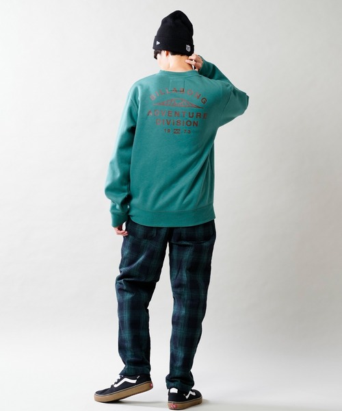 「BILLABONG」 スウェットカットソー M ブラック メンズ