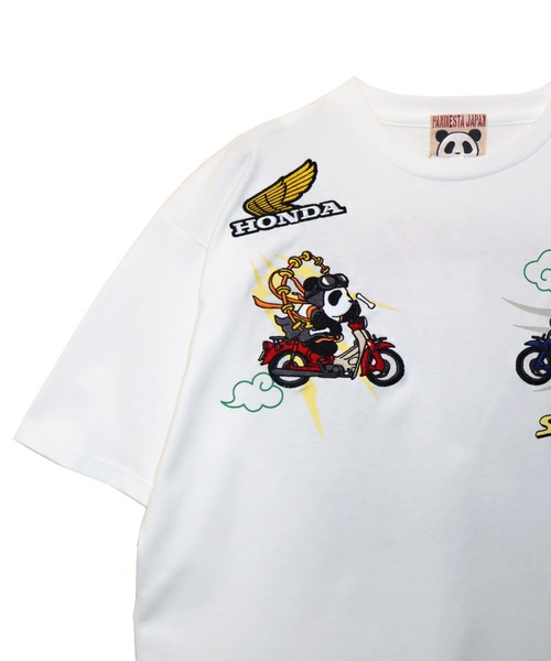 PANDIESTA tシャツ Honda×Pandiesta スーパーカブ風雷神パンダT