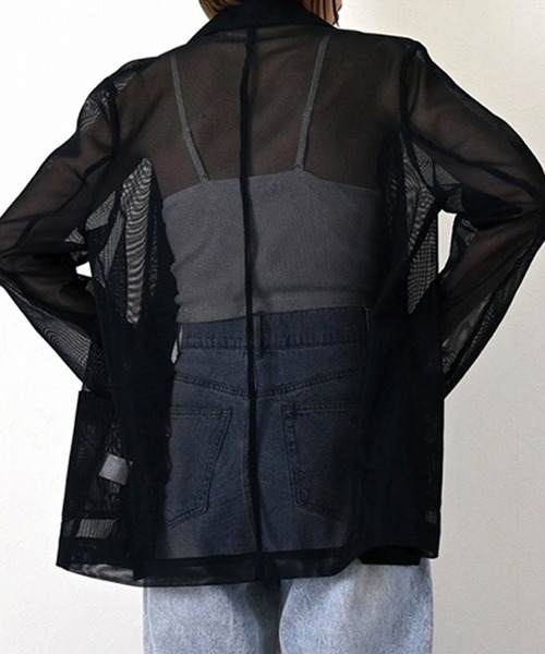 STYLEBLOCK ジャケット テーラードジャケット メッシュ