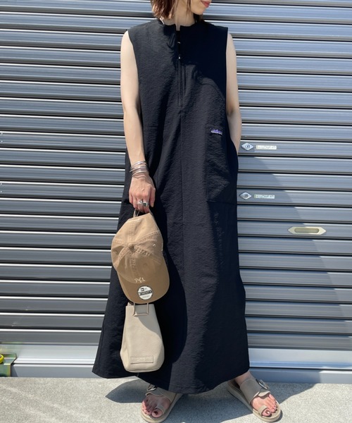 THOUSAND MILE ブラックノースリーブワンピース THOUSAND MILE 「THOUSAND MILE」 ノースリーブワンピース F