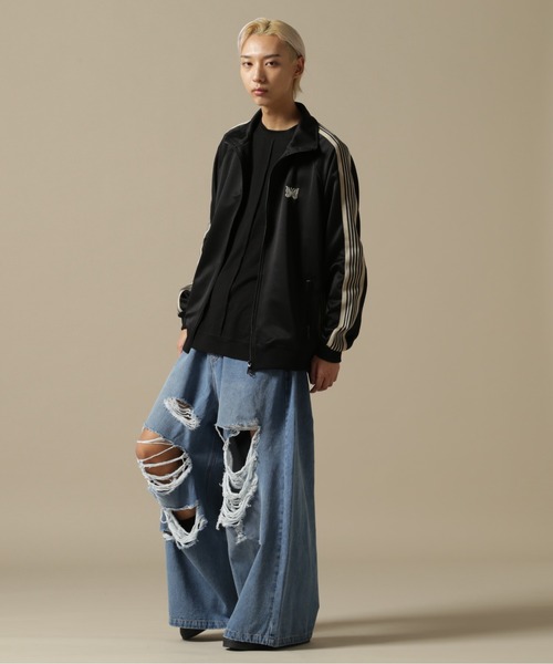 DANKE SCHON 「DANKE SCHON」 ダメージ加工デニムパンツ LARGE