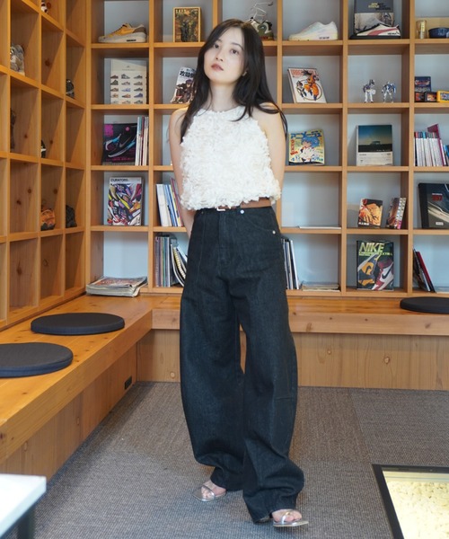 eimy istoire パールデニムパンツ　M EIMY ISTOIRE（エイミーイストワール） ジーンズ デニム デニムパンツ