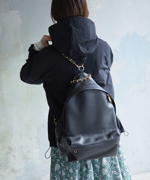 新品　タグ付き　OUTDOOR×SLOBE IENA　別注リュック OUTDOOR/アウトドア SLOBE別注 キルティングチェーンリュック