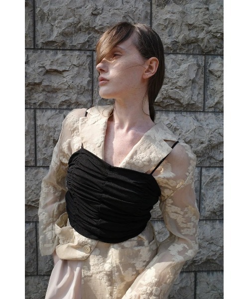 トップス CLANE SHIRRING CAMI TOPS SHIRRING CAMI TOPS｜TOPS(トップス)｜CLANE OFFICIAL ONLINE STORE