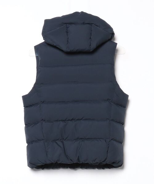 新品　BLUE RABEL Aラインダウンベスト　ネイビー　38 INDIVI（インディヴィ） ダウンベスト 38 ネイビー レディース