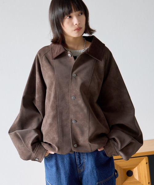 バーバリーロンドン カシミヤ混 ウールジャケット ノバチェック ジップブルゾンM BURBERRY LONDONノバチェックフルジップブルゾンジャケット