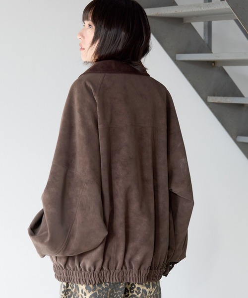 PBLIM ブルゾン アウター 「UNISEX」ソフトスエードブルゾン