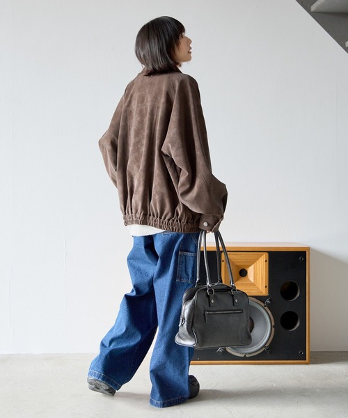 PBLIM ブルゾン アウター 「UNISEX」ソフトスエードブルゾン