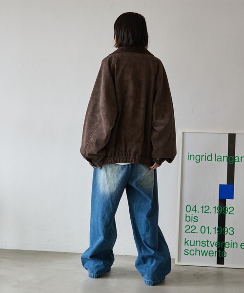 PBLIM ブルゾン アウター 「UNISEX」ソフトスエードブルゾン