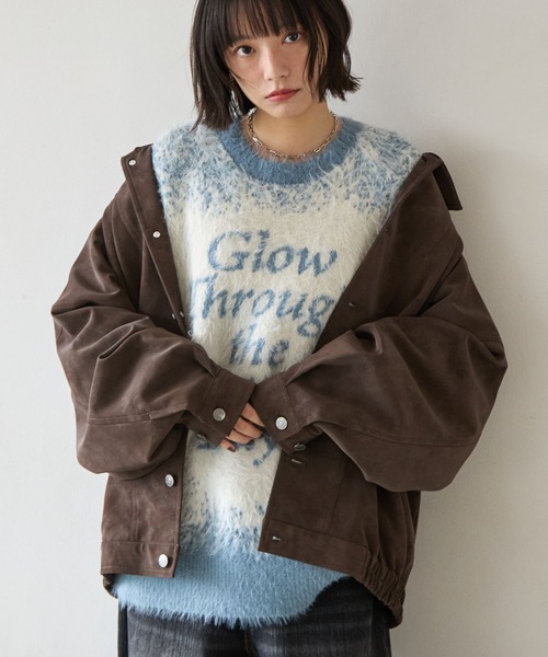 PBLIM ブルゾン アウター 「UNISEX」ソフトスウェードブルゾン