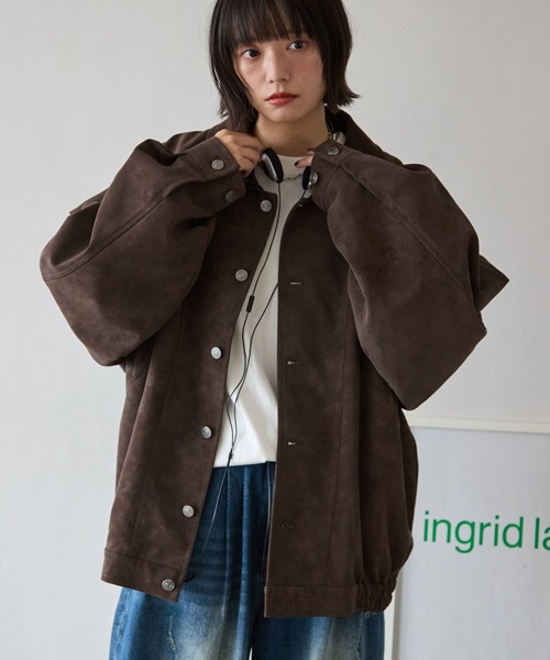 PBLIM ブルゾン アウター 「UNISEX」ソフトスウェードブルゾン