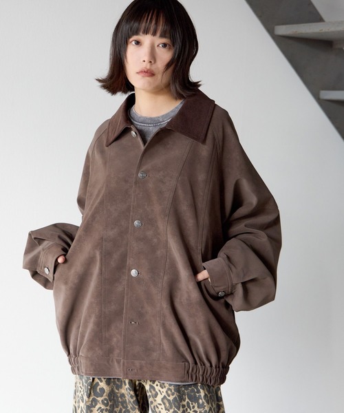 PBLIM ブルゾン アウター 「UNISEX」ソフトスエードブルゾン