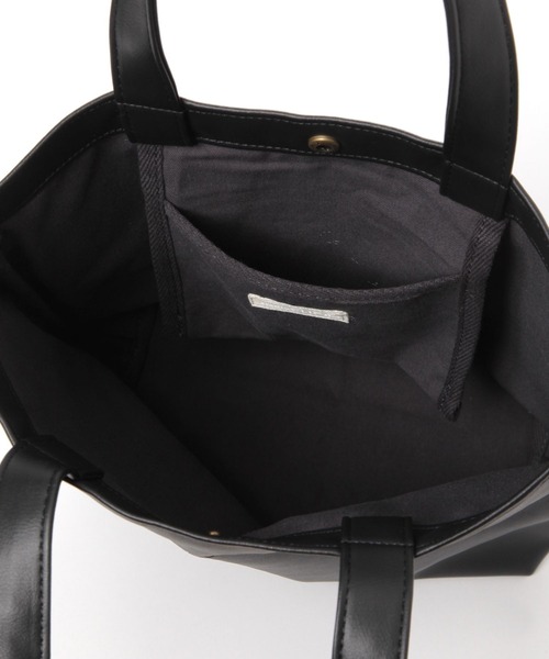 studio CLIP（スタディオクリップ） トートバッグ レザー風ロゴトート