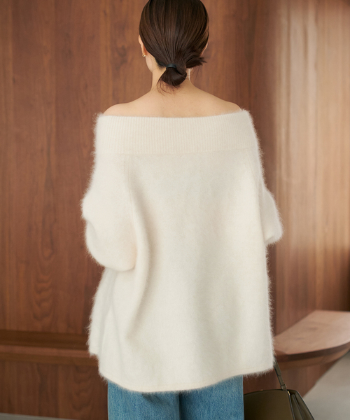 (plage)ニット plage ニット セーター Fur Off Neck レディース : ZOZOTOWN