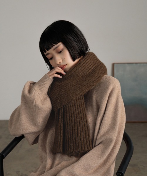 LOWRYS FARM（ローリーズファーム） ストール マフラー リブニット