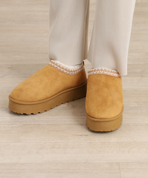 新品 suicoke ムートン モカシンシューズ 30cm ブーツ チロリアン suicoke（スイコック） [TIME SALE] ムートン モカシンシューズ OG