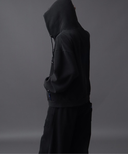 SEQUENZE パーカー 「SEQUENZ（シークエンズ）」APPLIQUE STUDS FADE