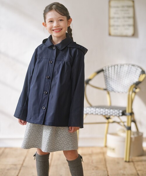 ワンピース 「110-140cm」 フロストフラワージャガード キッズ 子供服