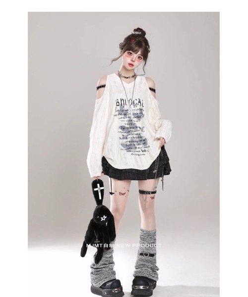 tシャツ Y2K ロゴプリント 長袖 レディース : ZOZOTOWN Yahoo!店