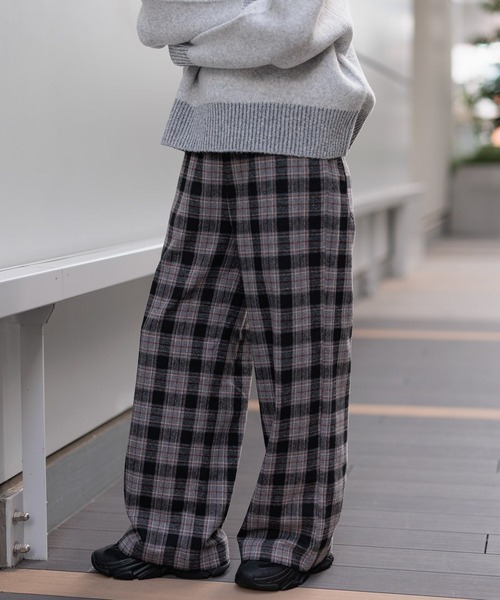 lo様ご確認用です ワイドルーズチェックパンツ｜WEGO（ウィゴー） – WEGO ONLINE STORE