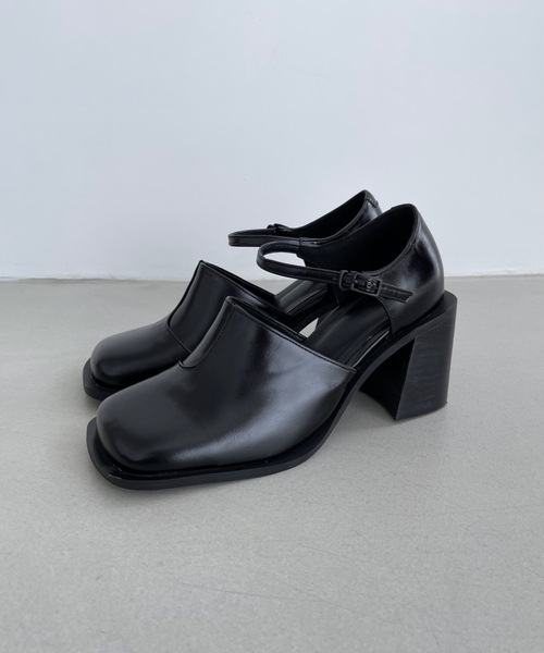 「Didot.showroom」 ヒールサンダル 25cm ブラック レディース_画像3