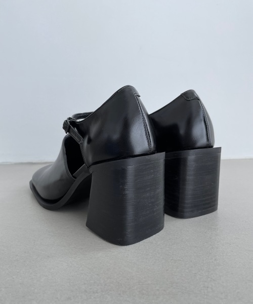 「Didot.showroom」 ヒールサンダル 25cm ブラック レディース_画像7