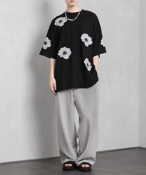 「Adoon plain」 半袖Tシャツ MEDIUM ブルー メンズ_画像2