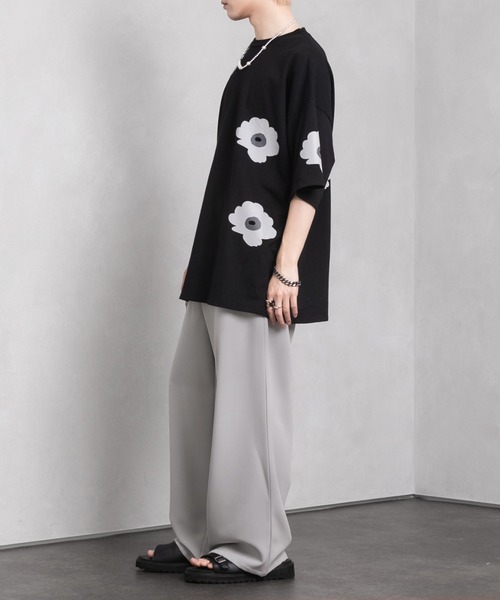 「Adoon plain」 半袖Tシャツ MEDIUM ブルー メンズ_画像4