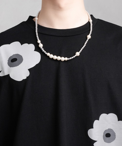 「Adoon plain」 半袖Tシャツ MEDIUM ブルー メンズ_画像7