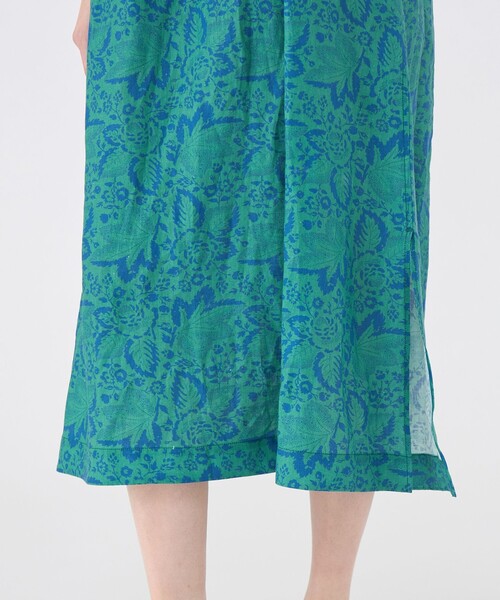 「SOULEIADO」 ノースリーブワンピース 36 ライトグリーン レディース_画像8