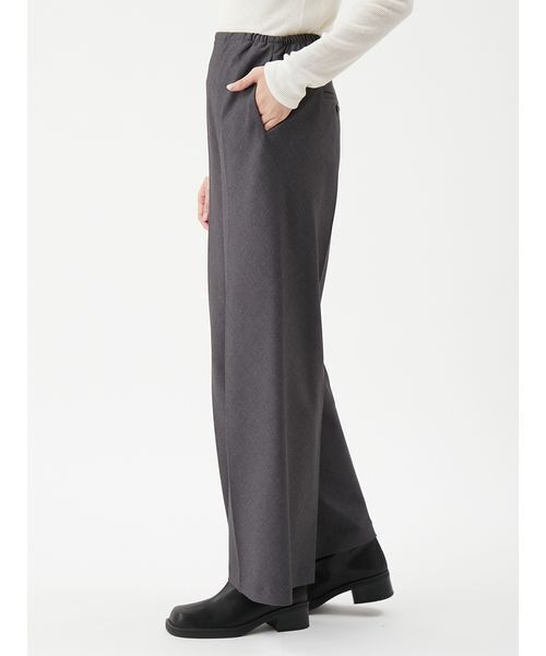 Mila Owen（ミラオーウェン） パンツ スーツ地イージーパンツ