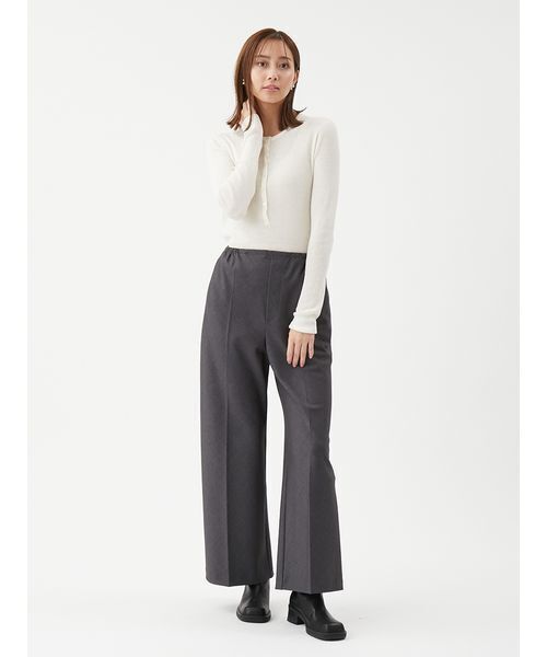 Mila Owen（ミラオーウェン） パンツ スーツ地イージーパンツ