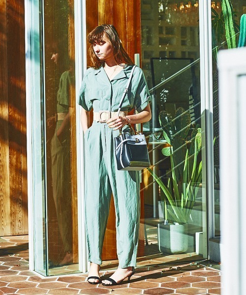 「LOWELL things」 ハンドバッグ フリー ブラウン レディース_画像3