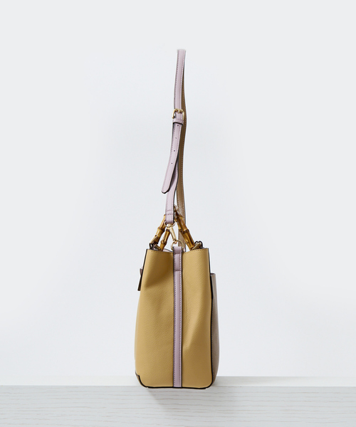 「LOWELL things」 ハンドバッグ フリー ブラウン レディース_画像5