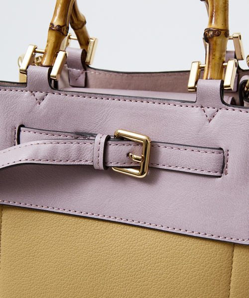 「LOWELL things」 ハンドバッグ フリー ブラウン レディース_画像8