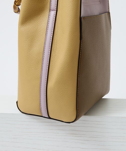 「LOWELL things」 ハンドバッグ フリー ブラウン レディース_画像9