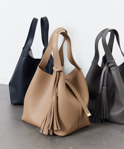 ハンドバッグ　ベージュ FREAK'S STORE（フリークスストア） ハンドバッグ ONE SIZE ベージュ