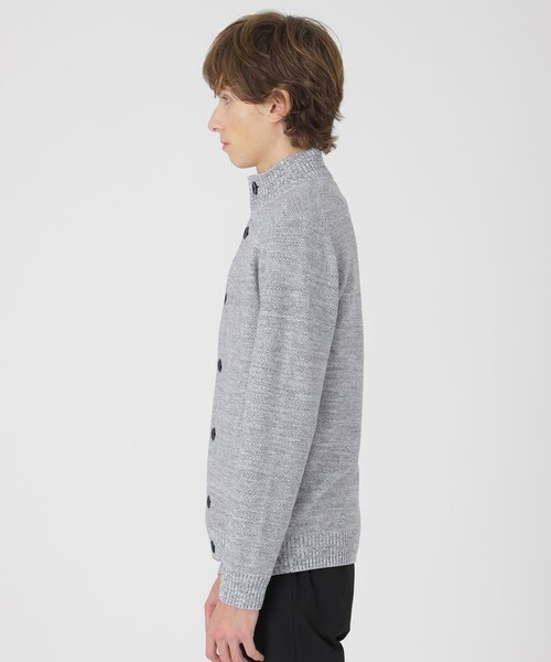 Burberry Black Label ホワイトカーディガン BURBERRY BLACK LABEL カーディガン リネン ショールカラー - メルカリ