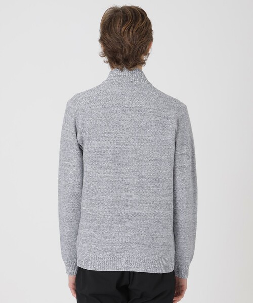 【タグ付き完全新品】BLACK LABEL ハイネックカーディガン　グレー BLACK LABEL ハイネックカーディガン グレー